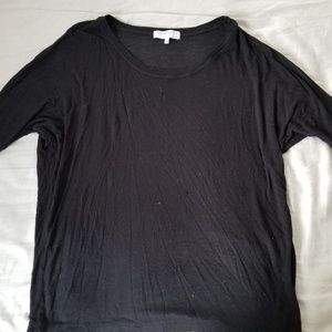 Black 3/4 sleeve top